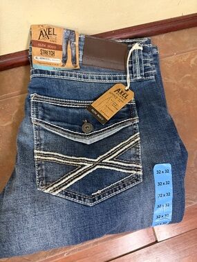 New! Axel Slim Boot Stretch Jeans